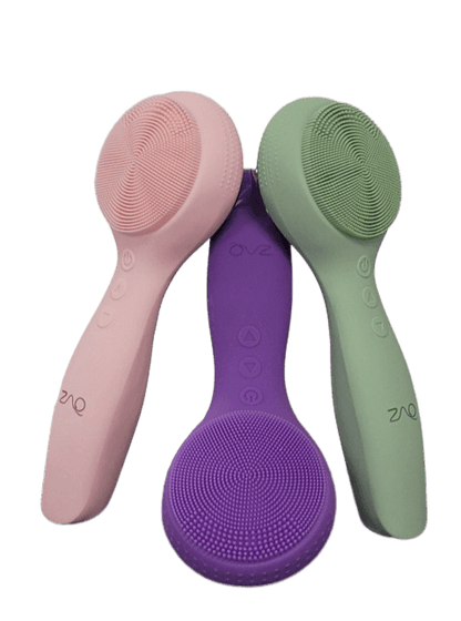 IUV Sonic LED Red/Blue Silicone Thermo Cleansing Brush with Microcurrent