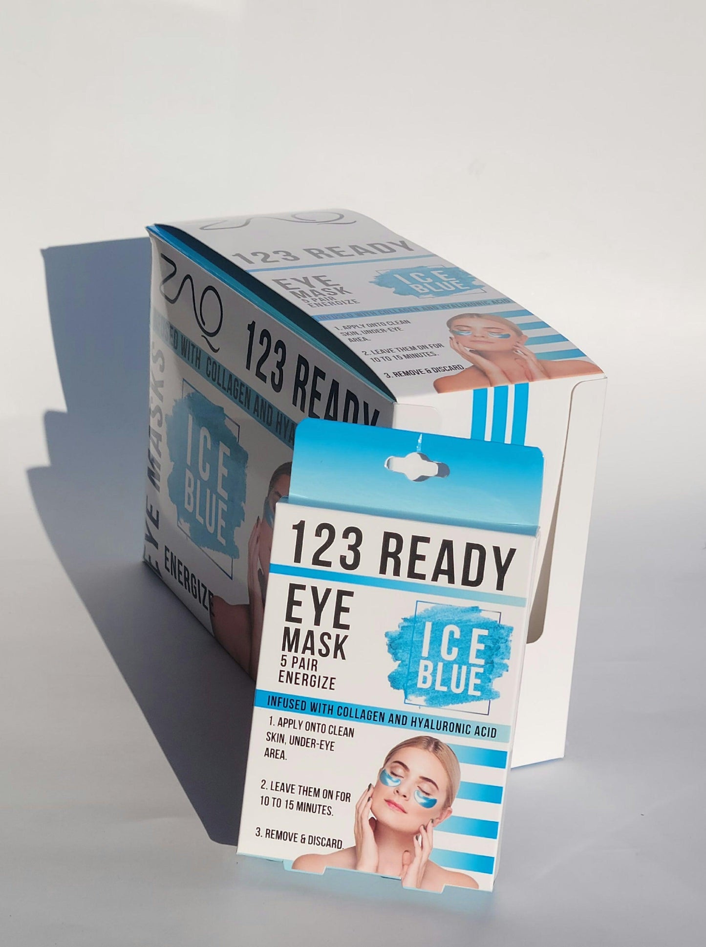 123 Ready ICE BLUE ENERGIZE GEL EYE PATCHES