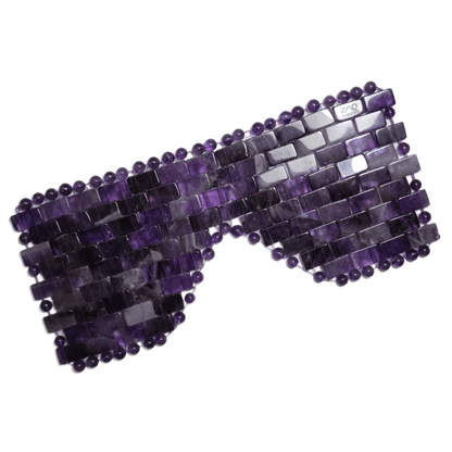 Amethyst EYE MASK- Handmade