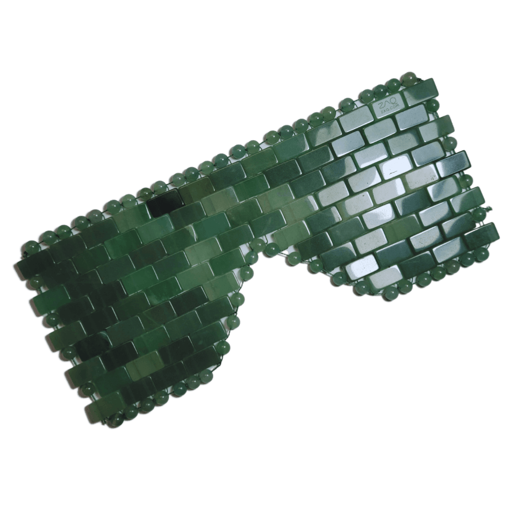 Jade Eye Mask - Handmade