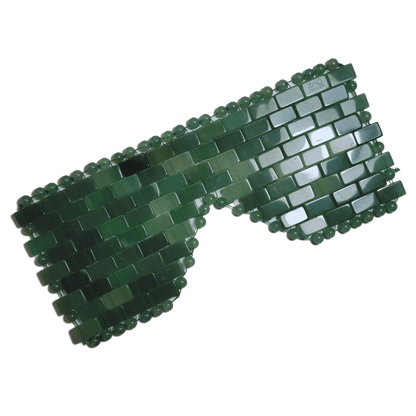 Jade Eye Mask - Handmade