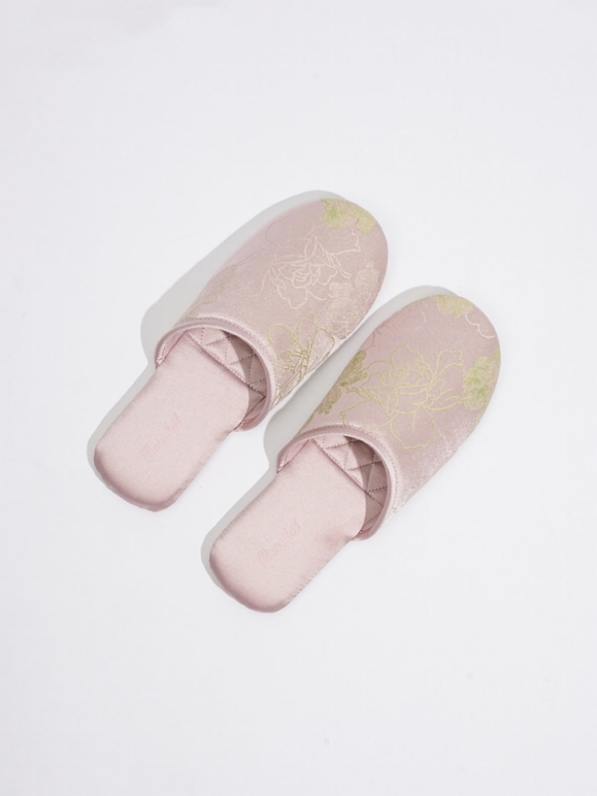 Pantoufles bandeau brodées traditionnelles