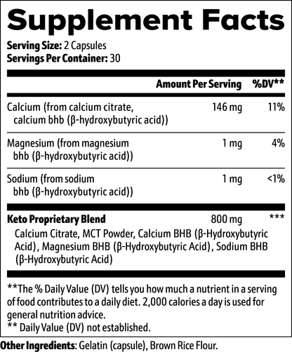 Ketava Keto BHB Capsules | 60 Capsules