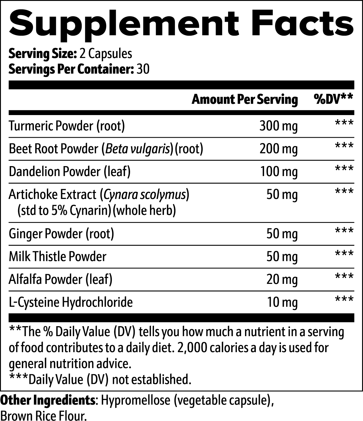Livelle Milk Thistle Liver Support Supplement | 60 Capsules