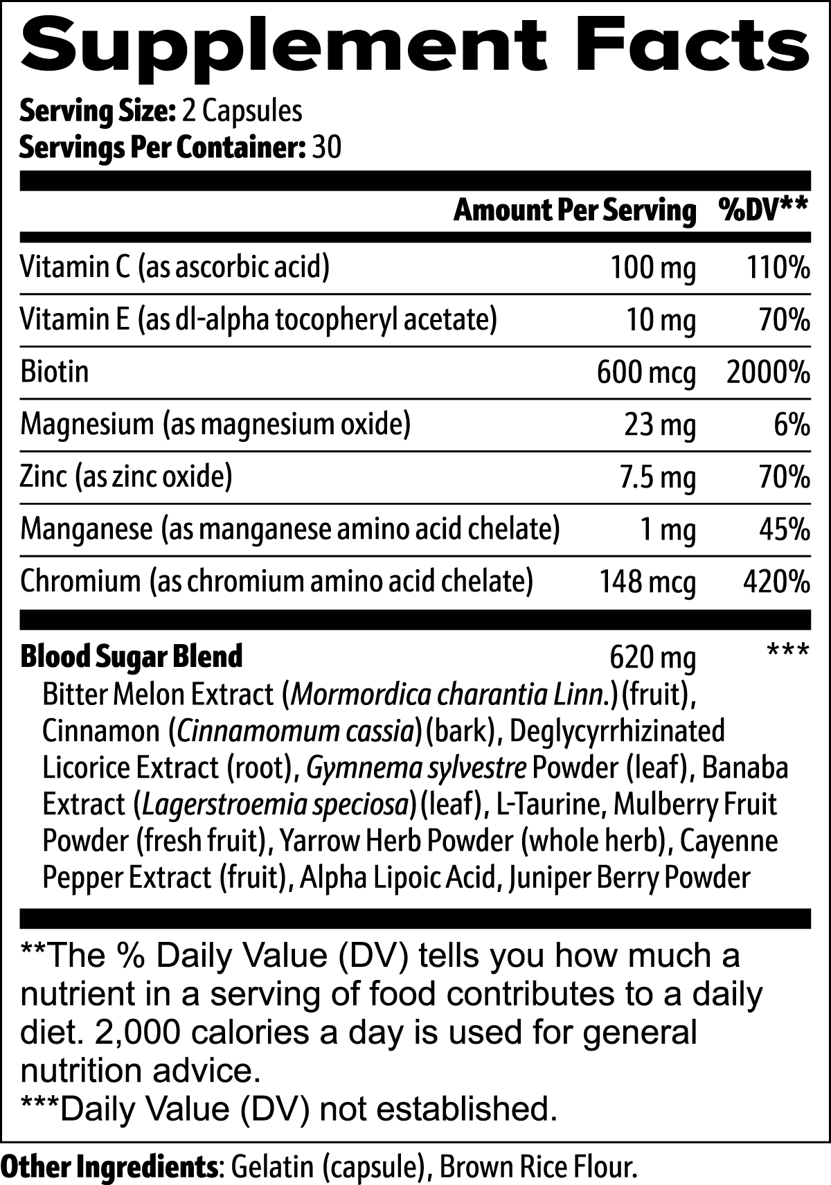 PranaBolt Blood Sugar Support | Glucose Metabolism Capsules | 60 Count