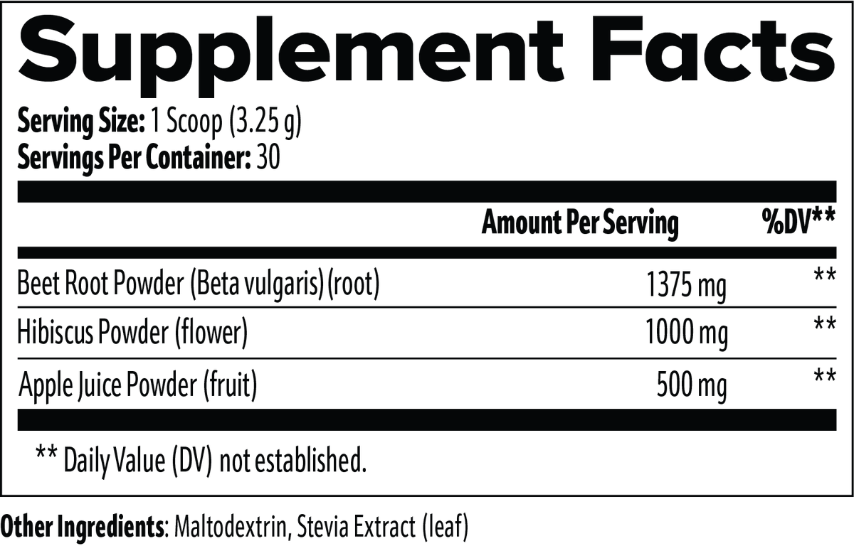 Rubina II Beetroot Powder |Circulation Support | 3.44 oz