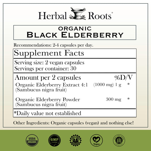 Organic Black Elderberry