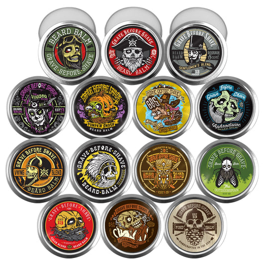 Bálsamo para barba Grave Before Shave, latas de 2 oz