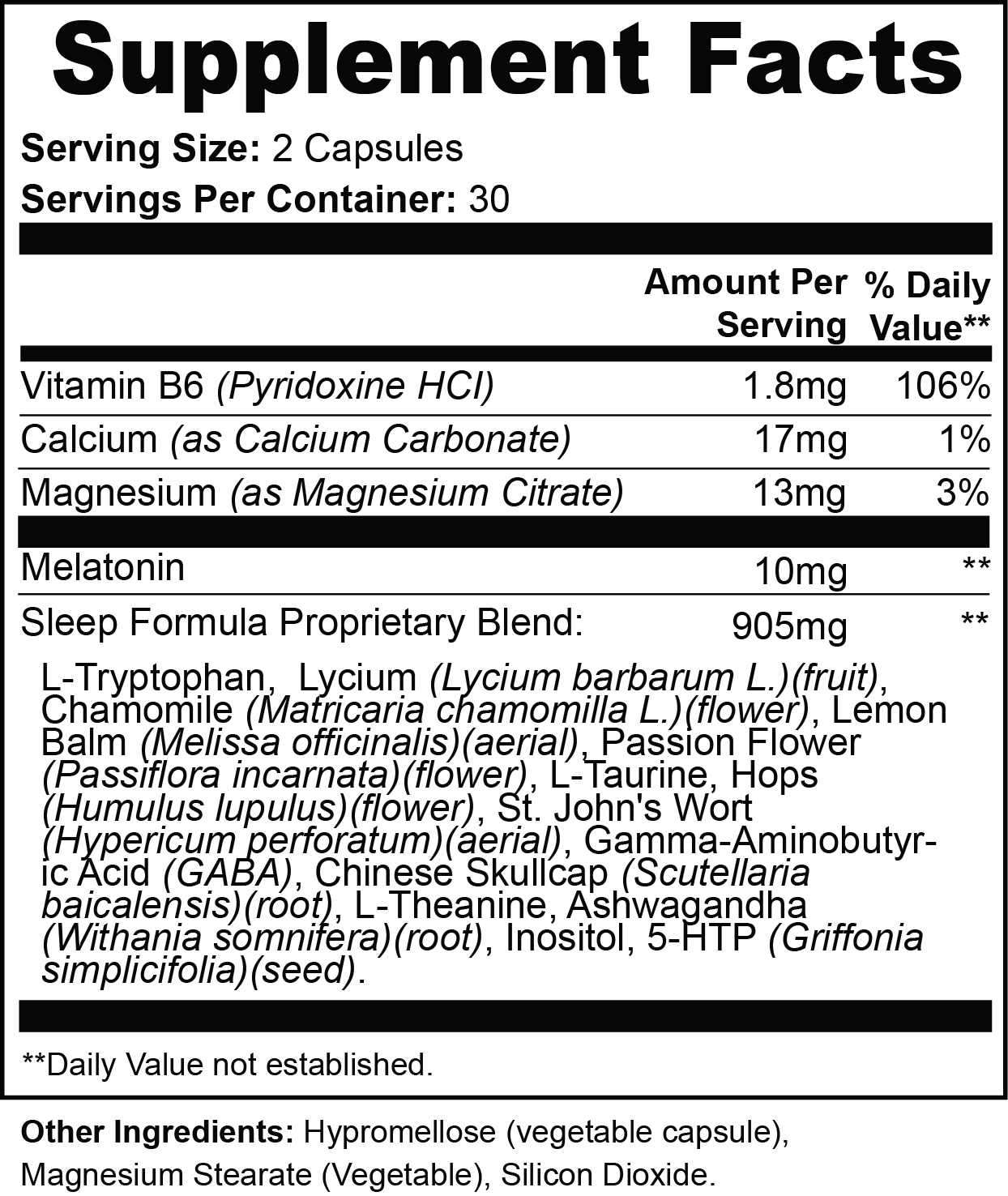 Tranquiva Sleep Support | 60 Count