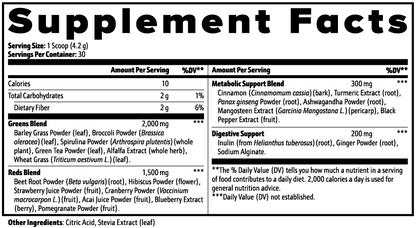 Vireya Greens Superfood | Plant-Based Nutrient Powder | 0.28 lb (126g)