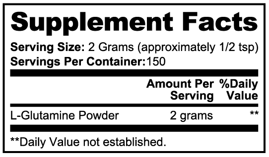 Muscora L-Glutamine Powder | Muscle Recovery & Immune Support | 300g