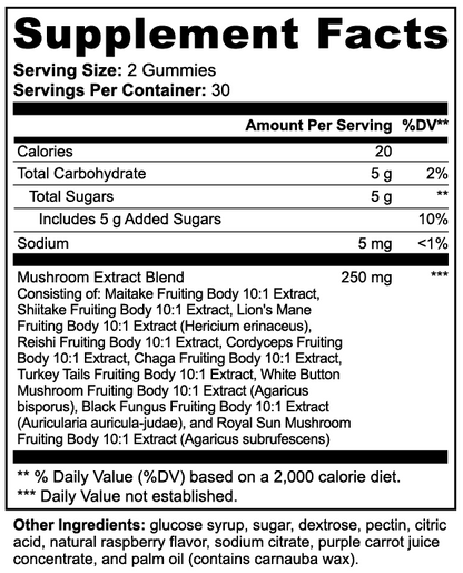 ShroomIQ Mushroom Extract Complex | 60 Count