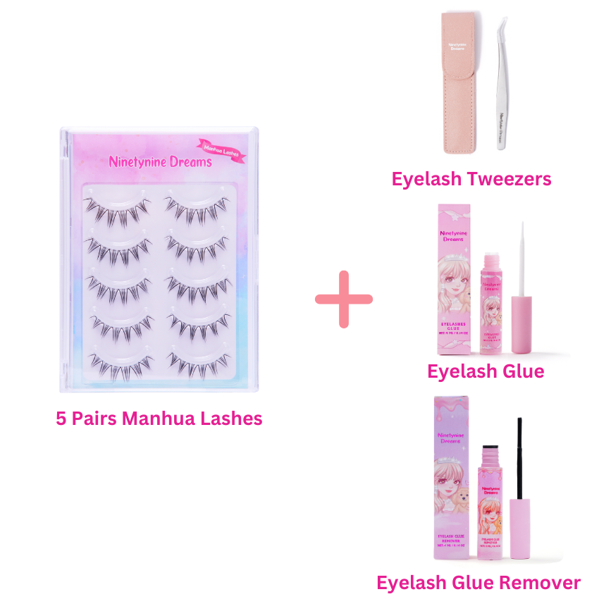 5 Pairs Manhua Lashes