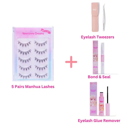 5 pares de pestañas Manhua