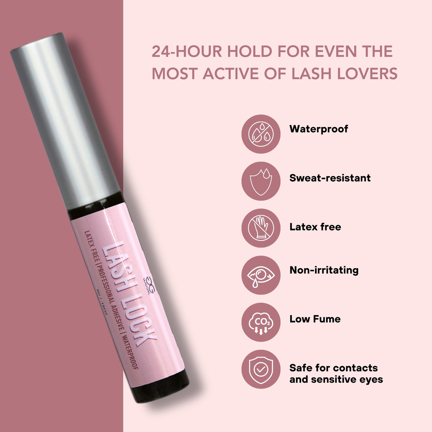 Lash Lock® Latex Free Falsie and DIY Lash Glue