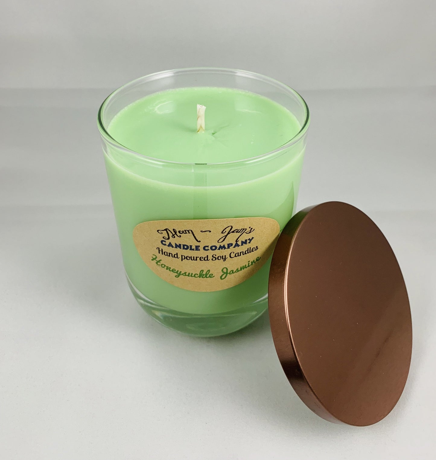 Honeysuckle Jasmine Soy Candle – Sweet & Floral Scent | Mam Jam’s