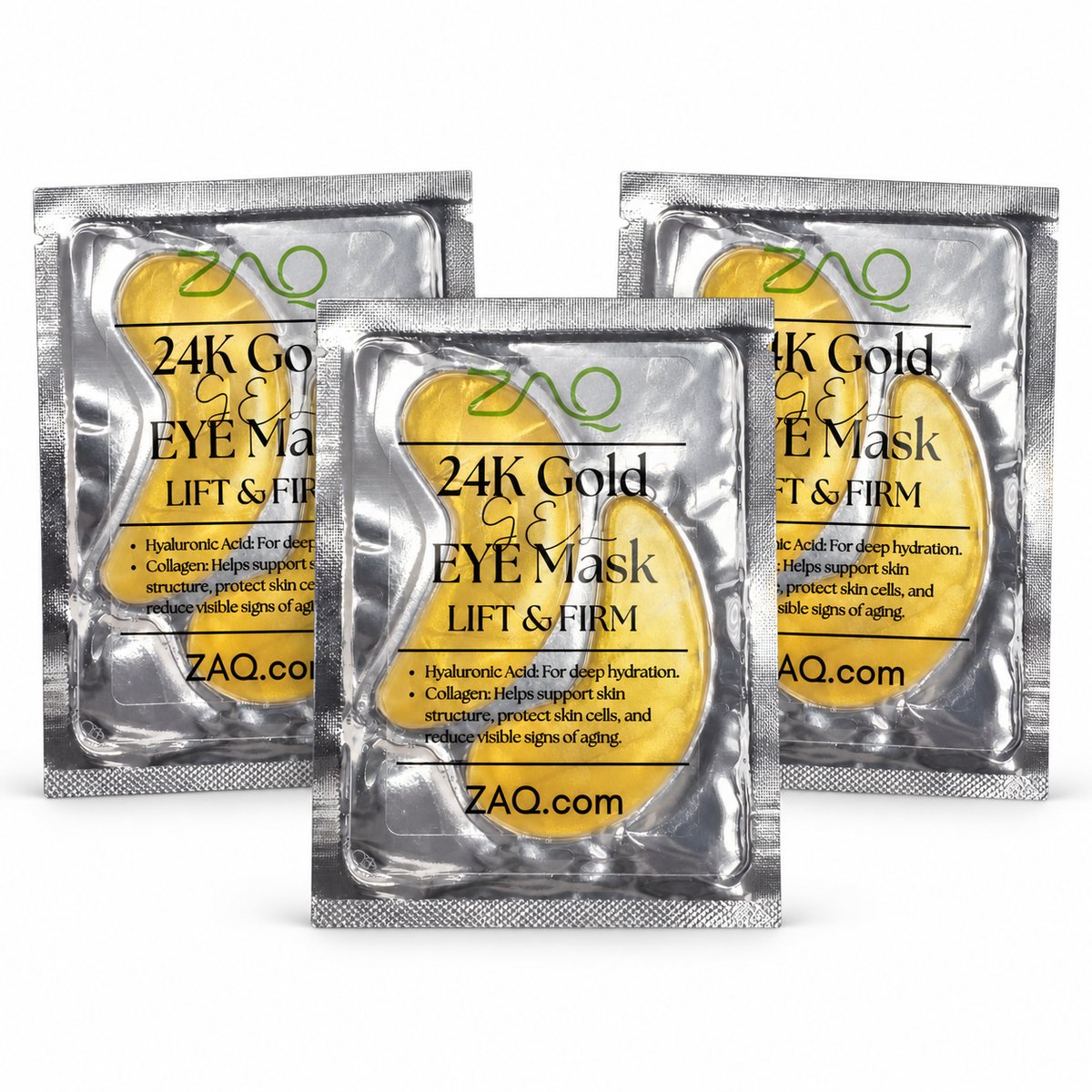 PARCHES DE GEL PARA OJOS 123 Ready 24K GOLD LIFT &amp; FIRM 
