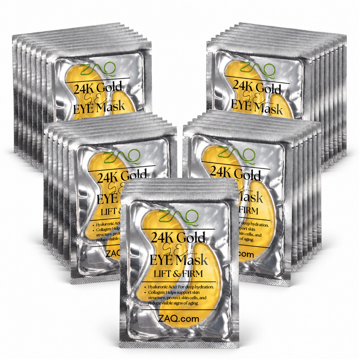 PARCHES DE GEL PARA OJOS 123 Ready 24K GOLD LIFT &amp; FIRM 