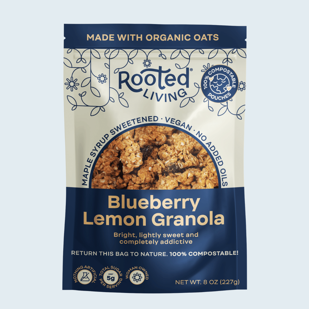 Granola aux myrtilles et au citron
