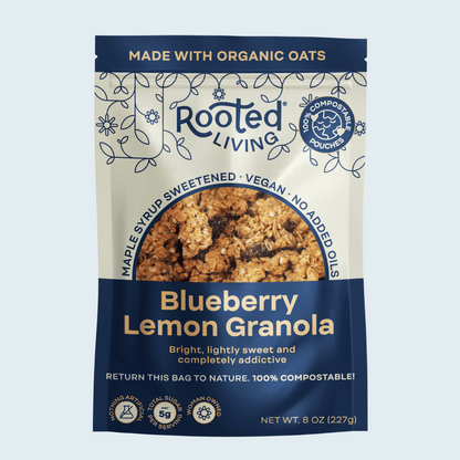 Granola aux myrtilles et au citron