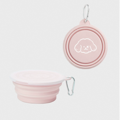 Single Foldable Pet Travel Bowl by Milou & Lumi
