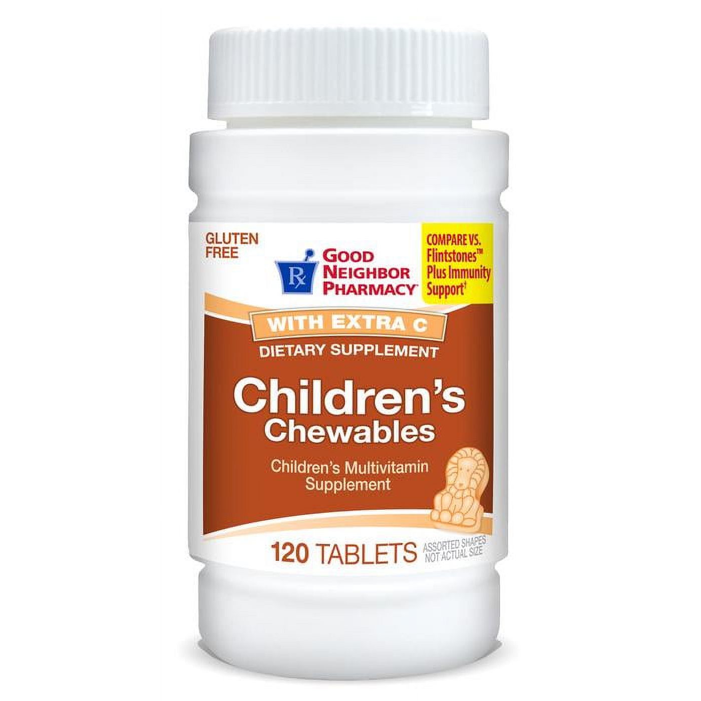 Silver Rod Pharmacy GNP Children S Chewables Multivitamins With Extra Vitamin C 120 Tablets