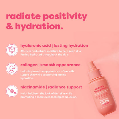 Feel Good Skin | Radiant Hydration Nourishing & Dewy Facial Mist