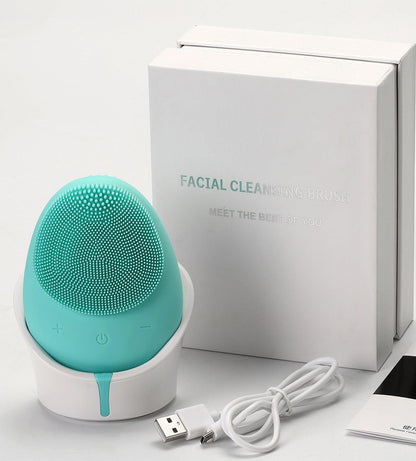 Mellow W-SONIC Silicone Facial Cleansing Brush