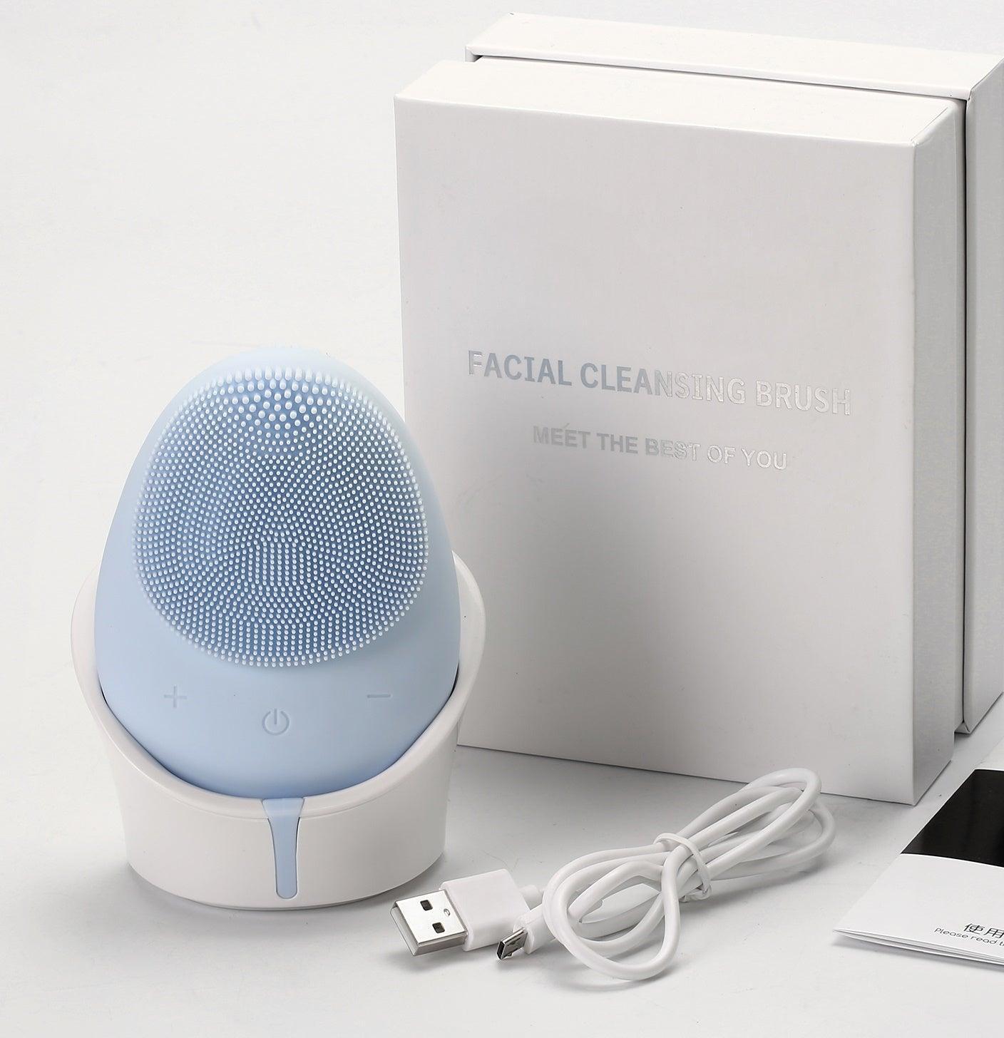 Mellow W-SONIC Silicone Facial Cleansing Brush