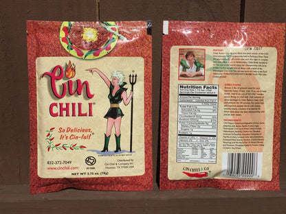 Cin Chili Seasoning & Serrano Hot Sauce Combo