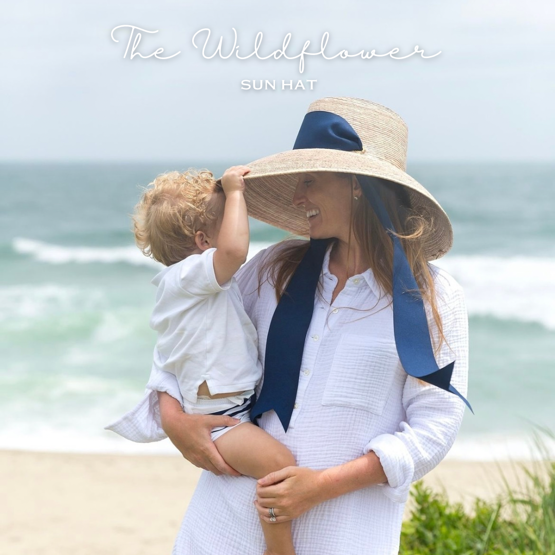 Wildflower Sun Hat Masters Green Wide & Short Grosgrain Ribbon