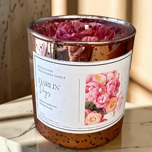 Doodlations Boutique Candle | Darlin' Days Floral
