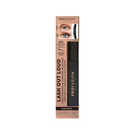 Lash Out Loud | Lengthening & Curling Mascara - Black