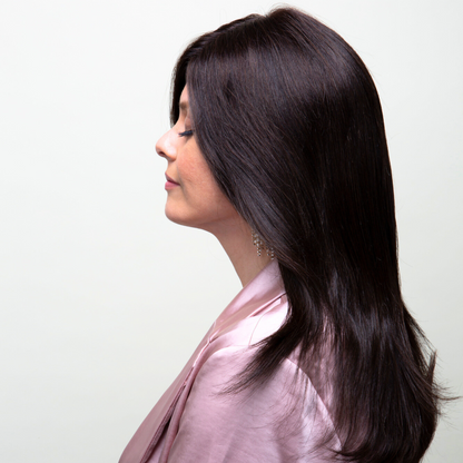 Clio 8 L | Hand-Tied Synthetic Hair Topper (Heat-Friendly)