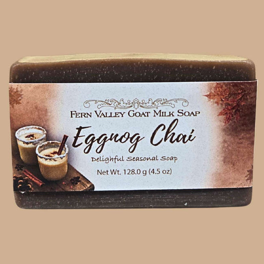 Natural Goat Milk Soap | Eggnog Chai | Delightful Seasonal Soap