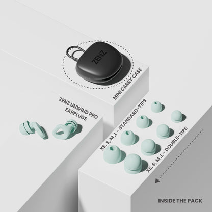 ZENZ - Unwind Pro Earplugs - Dew Mint
