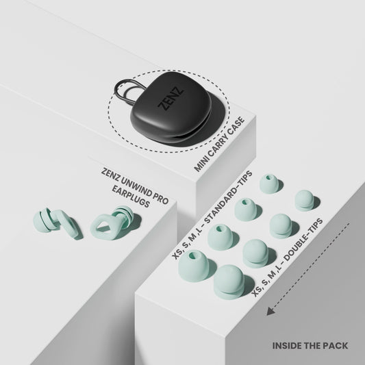 ZENZ - Unwind Pro Earplugs - Dew Mint