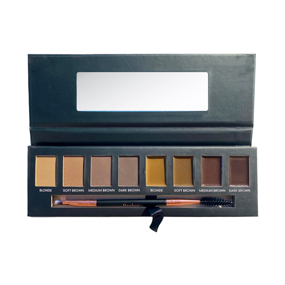 Eyebrow Makeup Kits | 8 Shade Brow Palette with Brush