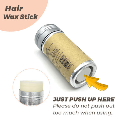 JBextension Hair Wax Stick, Wax Stick for Hair Wigs Fly away Hair Tamer Stick for Smoothing Flyaways & Taming Frizz 1Pcs