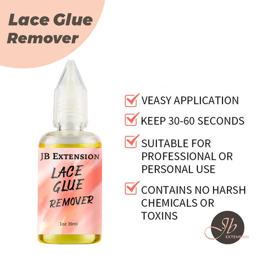 JBextension Tape in Extension Remover - Fast Acting Hair Extensions Remover Wig Lace Glue Remover, Tape in Hair Extensions Remover, Adhesive Removes Hair Glue (Hair Glue Remover) 30ml