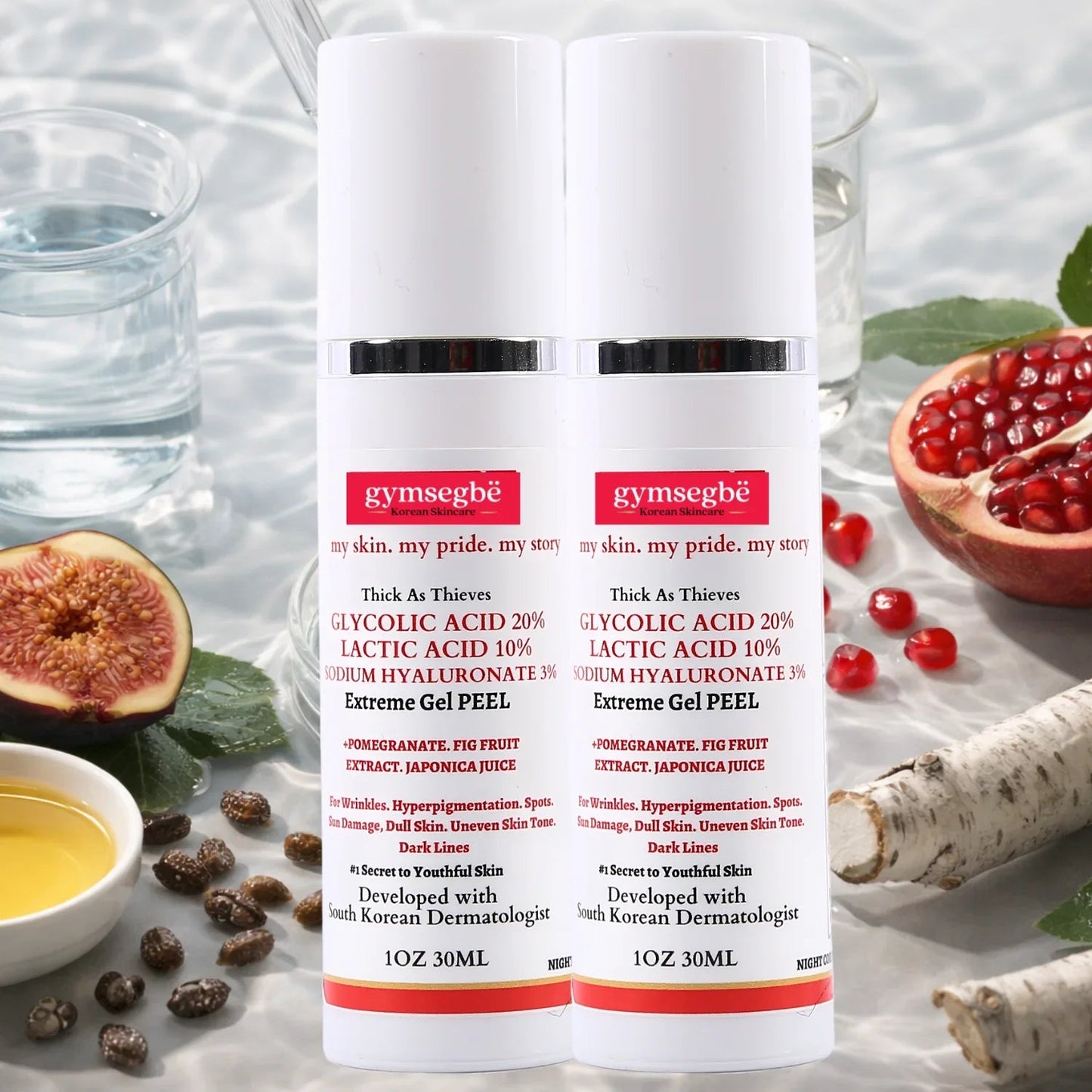 Thick As Thieves Pure Glycolic Acid Lactic Acid Extreme Gel Peel - 30ml