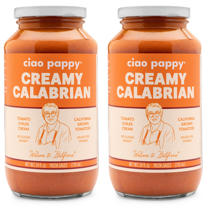 Salsa marinara cremosa de Calabria