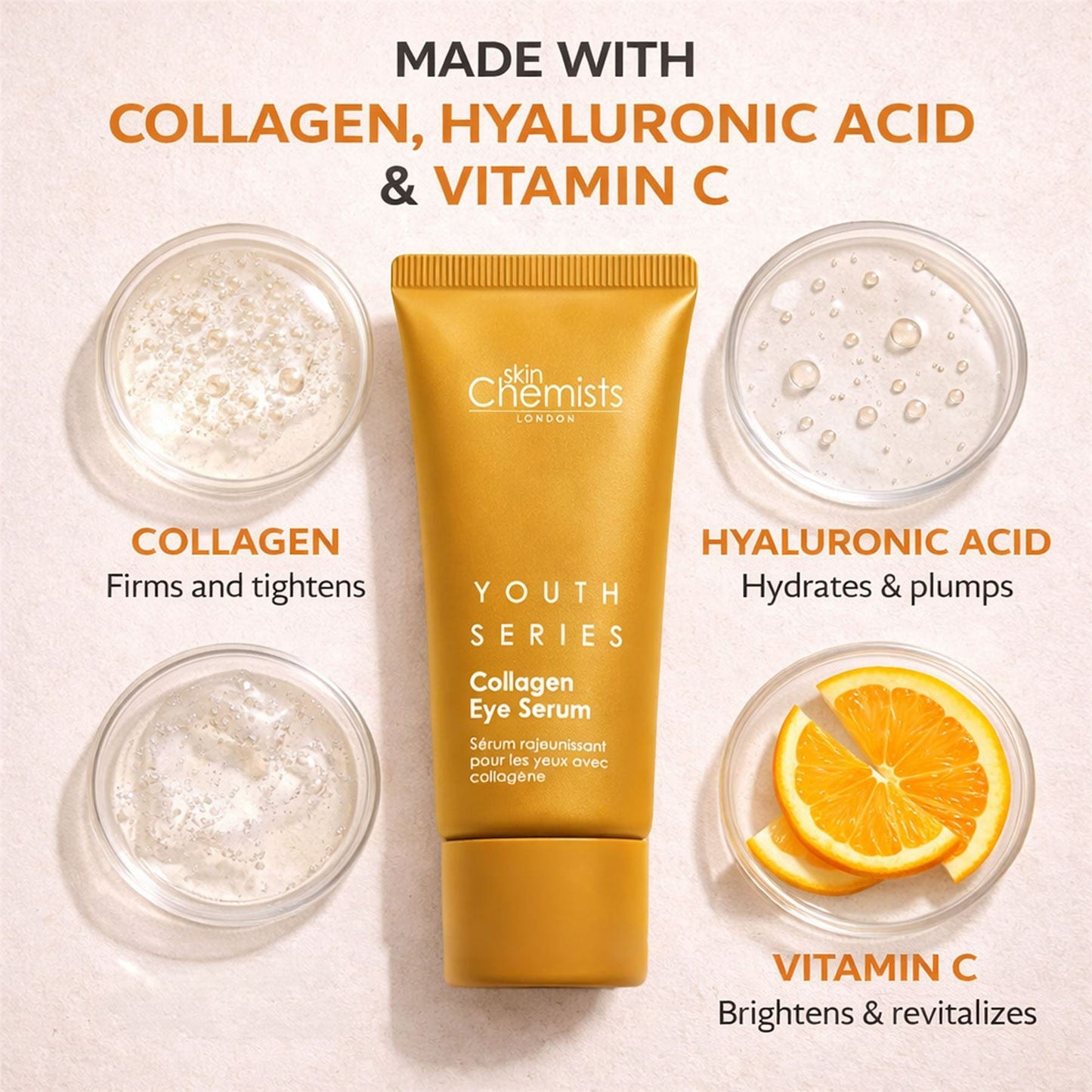 2% Collagen Eye Serum 15ml (Vegan)