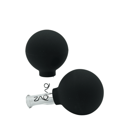 Glass Facial Cupping 2pc Set