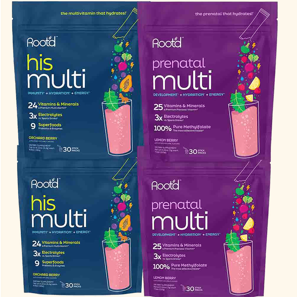 Paquete Creciendo Juntos - El Multivitamínico Hidratante - Para Futuros Papás ​​y Mamás