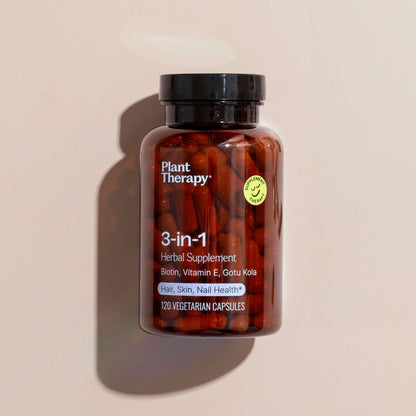 3 - in - 1 Hair, Skin & Nails Herbal Supplement - 120 Capsules | Daily Health & Beauty