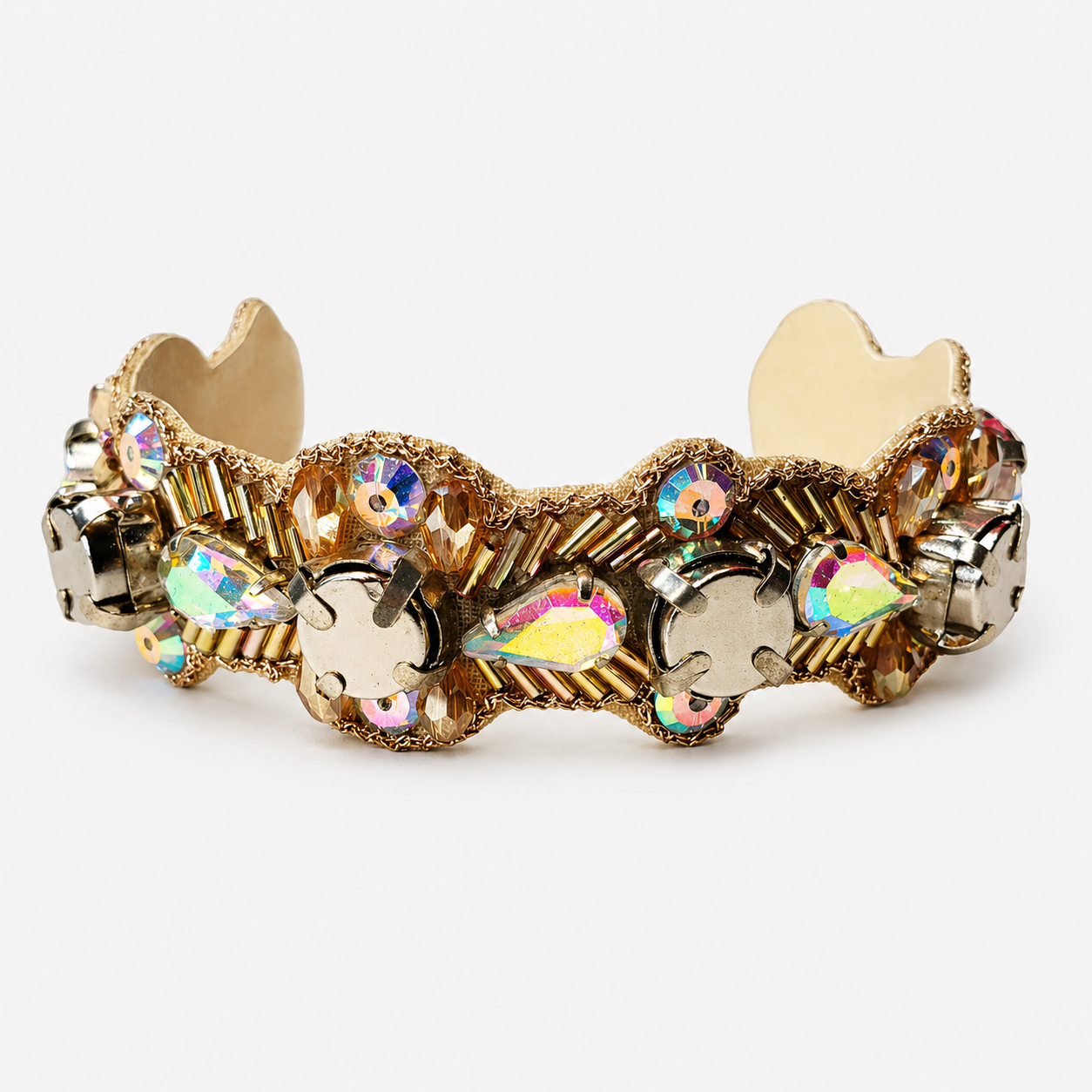 Pulsera magnética flexible con soporte para alfileres y maquillaje