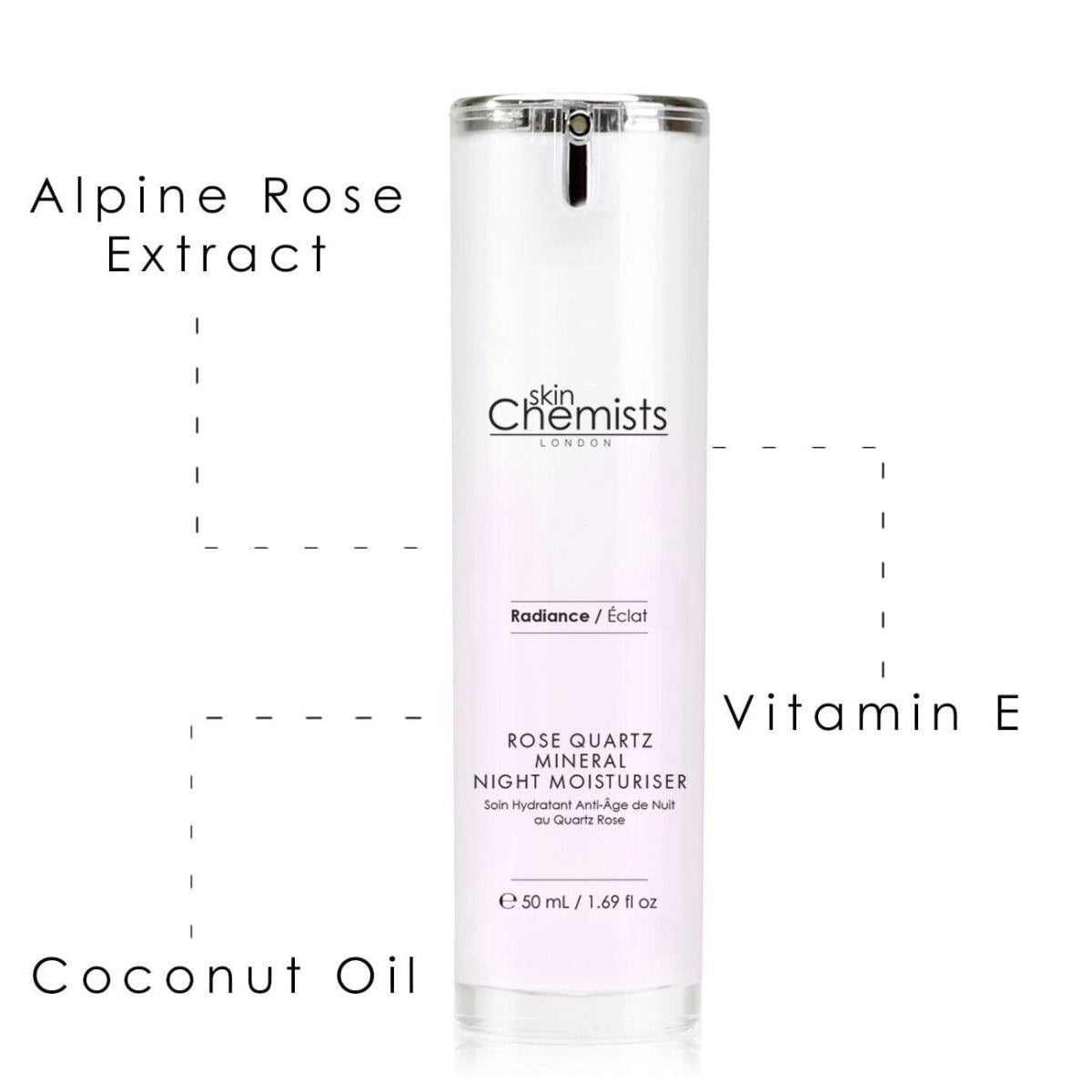 Rose Quartz Mineral Night Moisturiser 50ml
