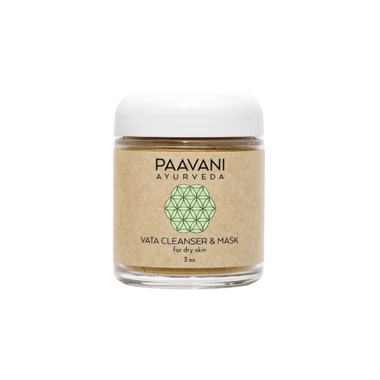 Nettoyant et masque Vata | Grains nettoyants ayurvédiques pour peaux sèches et délicates