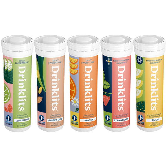 Hydration + Immunity Bundle: Tablets in 5 Flavors - 5 Tubes | 50 Servings